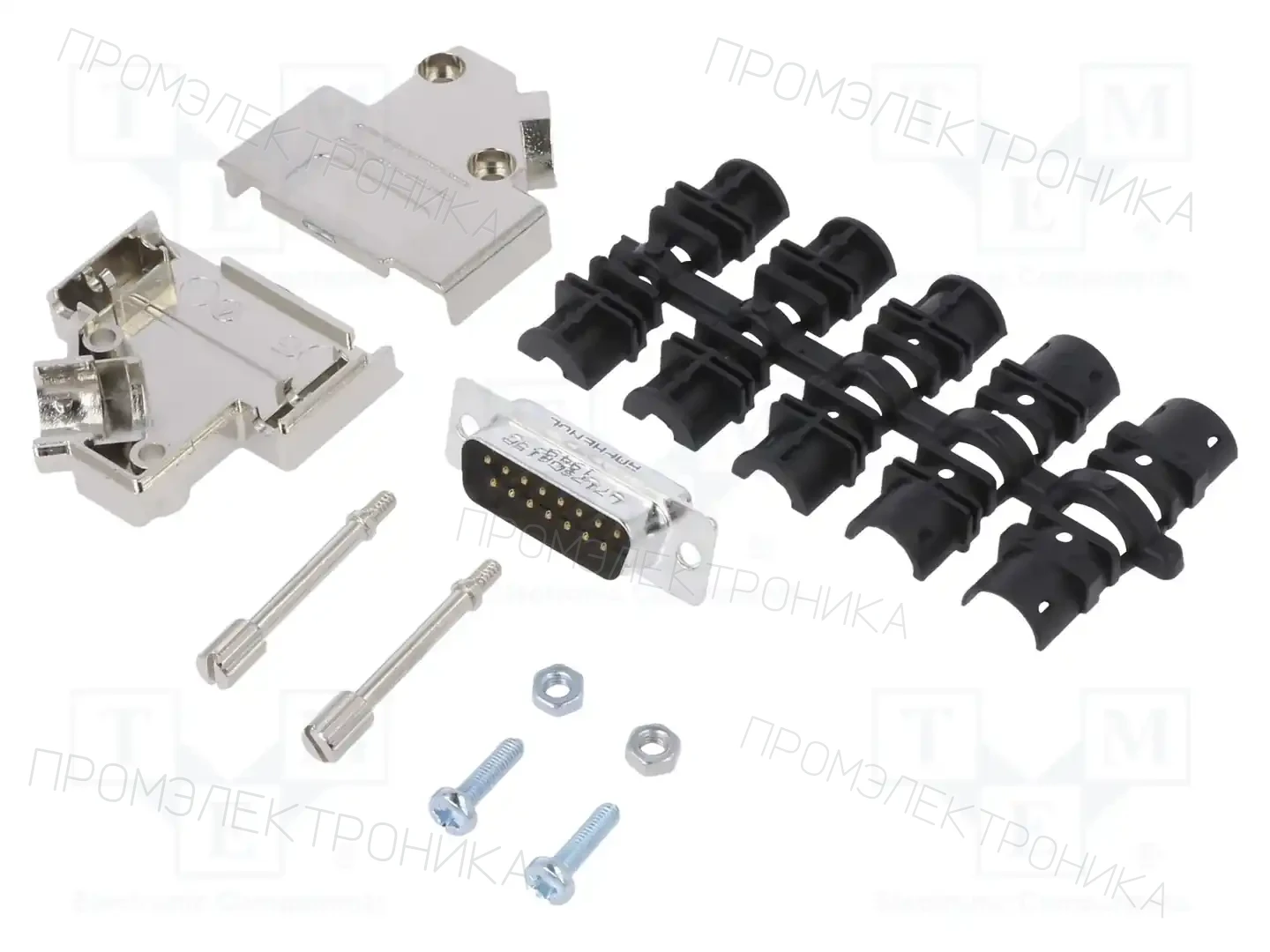 AMPHENOL COMMUNICATIONS SOLUTIONS L17D45PK-M-15+L717SDA15P — Комплектные штекеры D-Sub