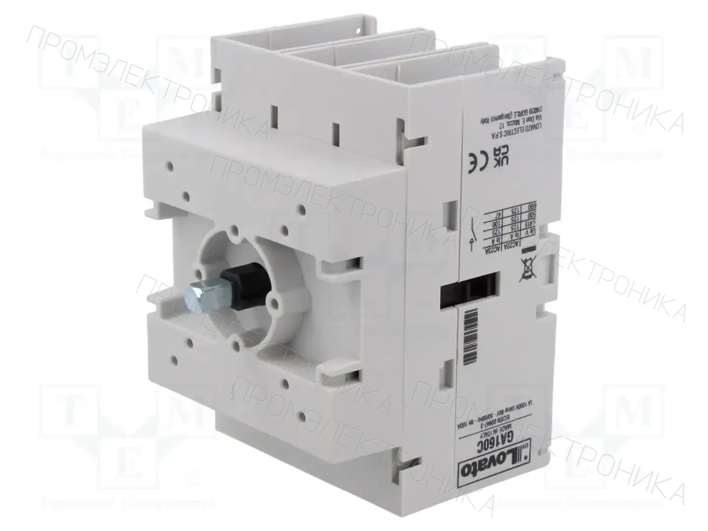 LOVATO ELECTRIC GA160C — Разъединители
