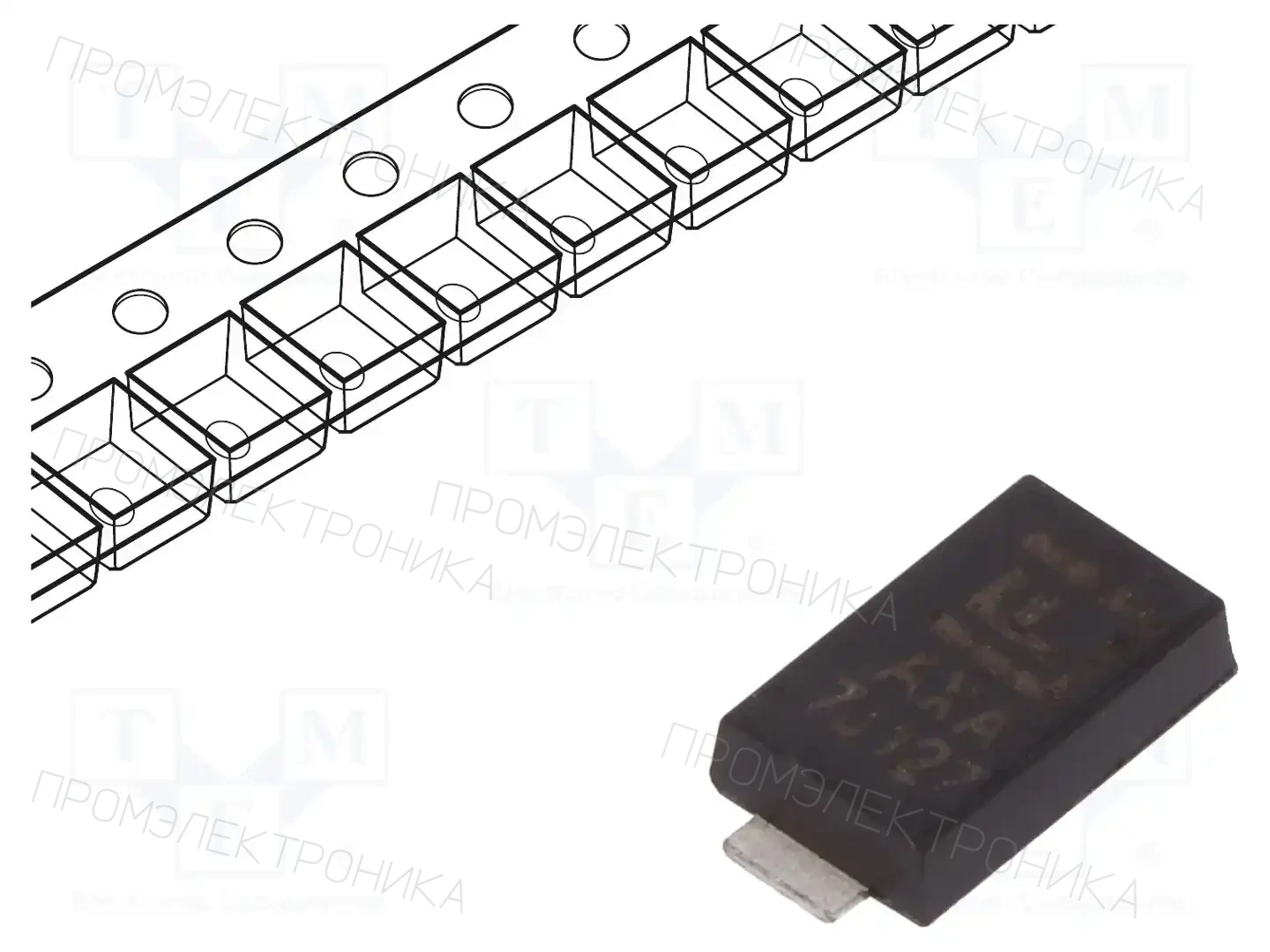LITTELFUSE TPSMA6L10A — Диоды TVS SMD однонаправленные