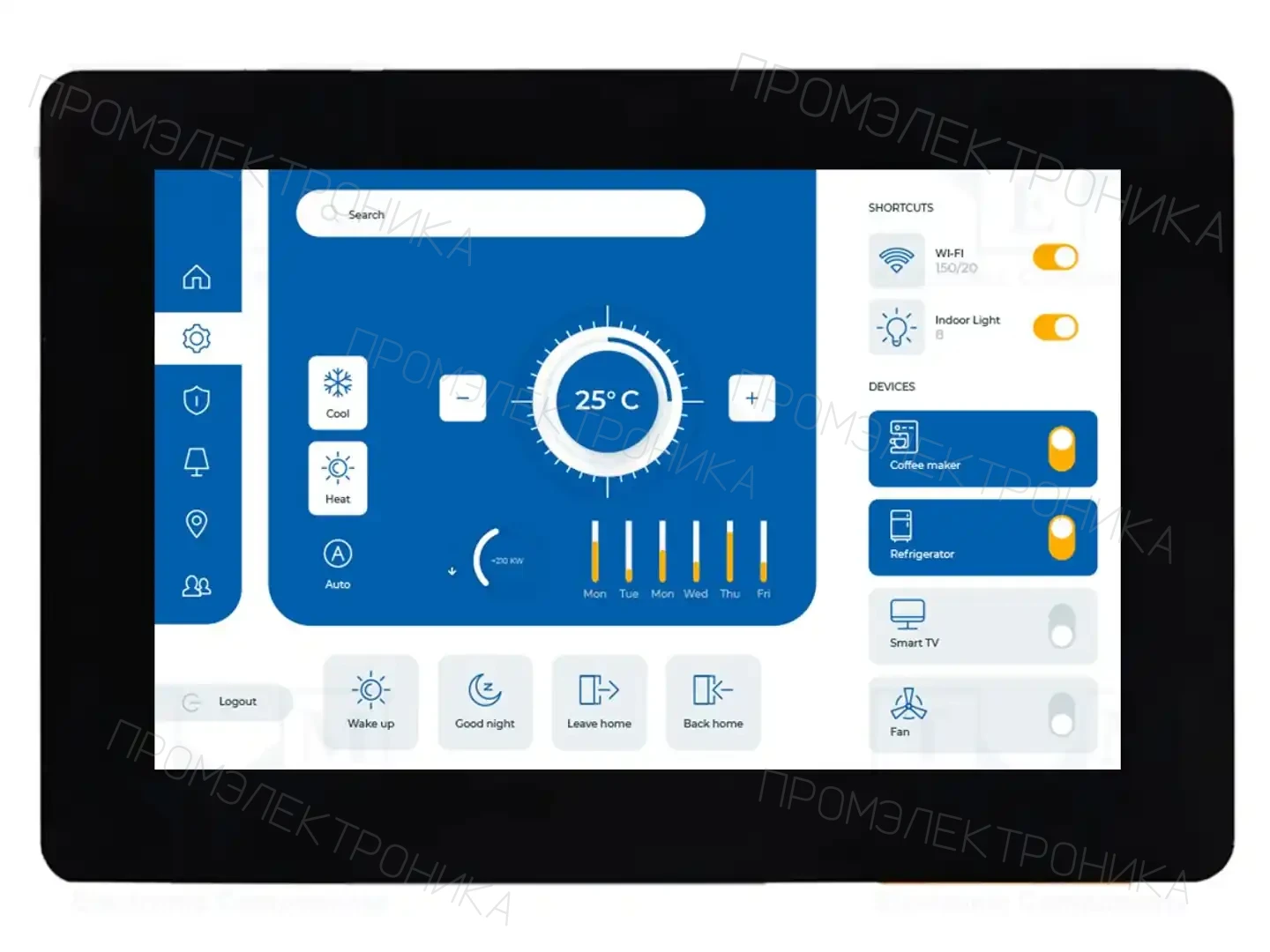 Riverdi SM-RVT50HQHNWC00-B — Интеллигентные дисплеи