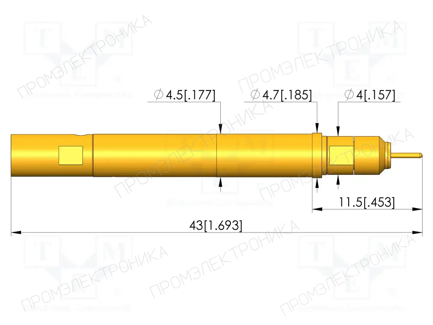 INGUN HFS-860 305 051 A 5343 Y80 — Измерительные щупы