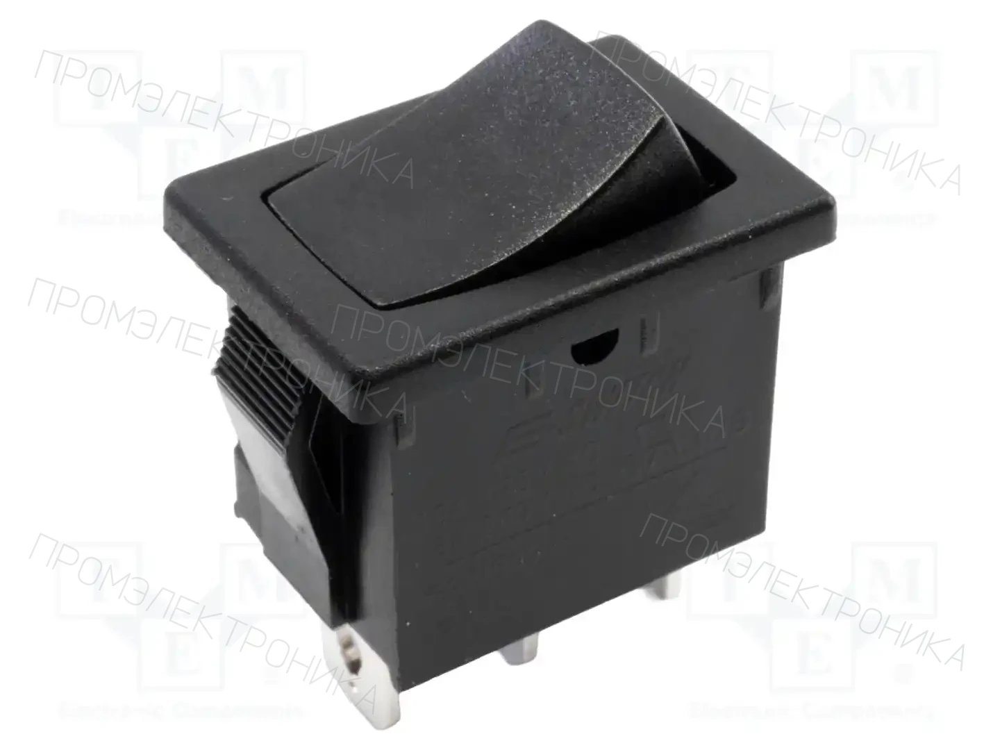E-SWITCH R1966CBLKBLKEF — Переключатели типа Rocker
