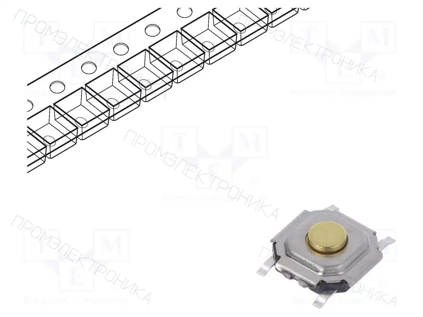 ALPS SKQGADE010 — Микропереключатели TACT