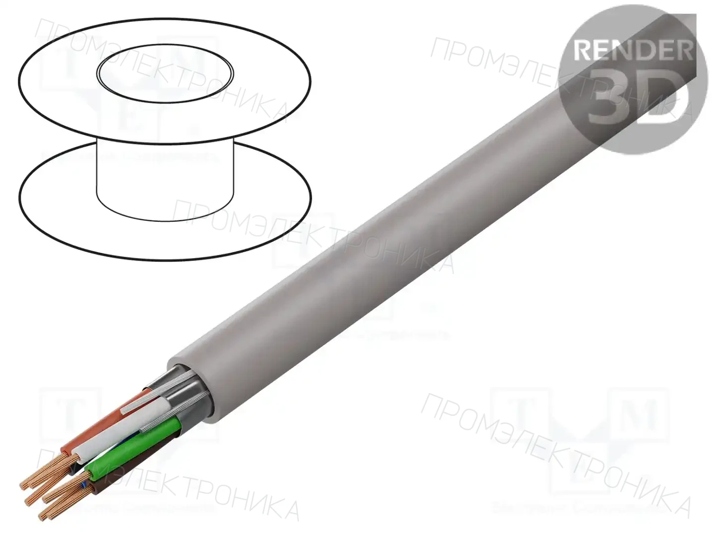 BELDEN 4504FE.00100 — Провода многожильные экранированные