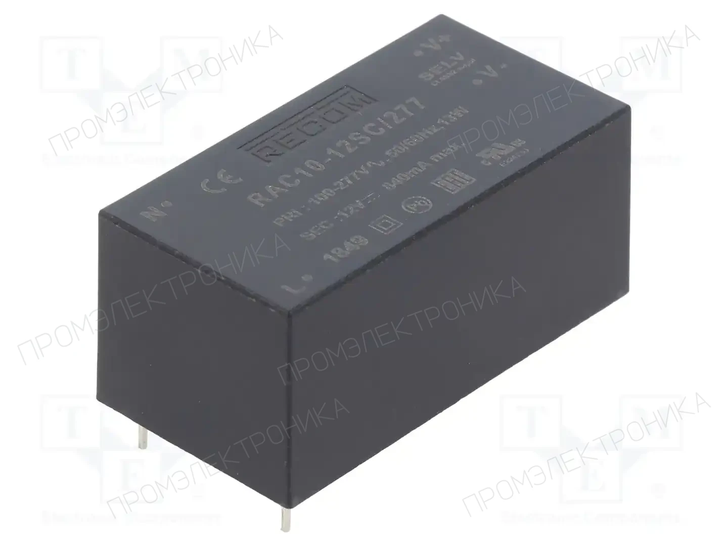 RECOM RAC10-12SC/277 — Преобразователи AC/DC для PCB