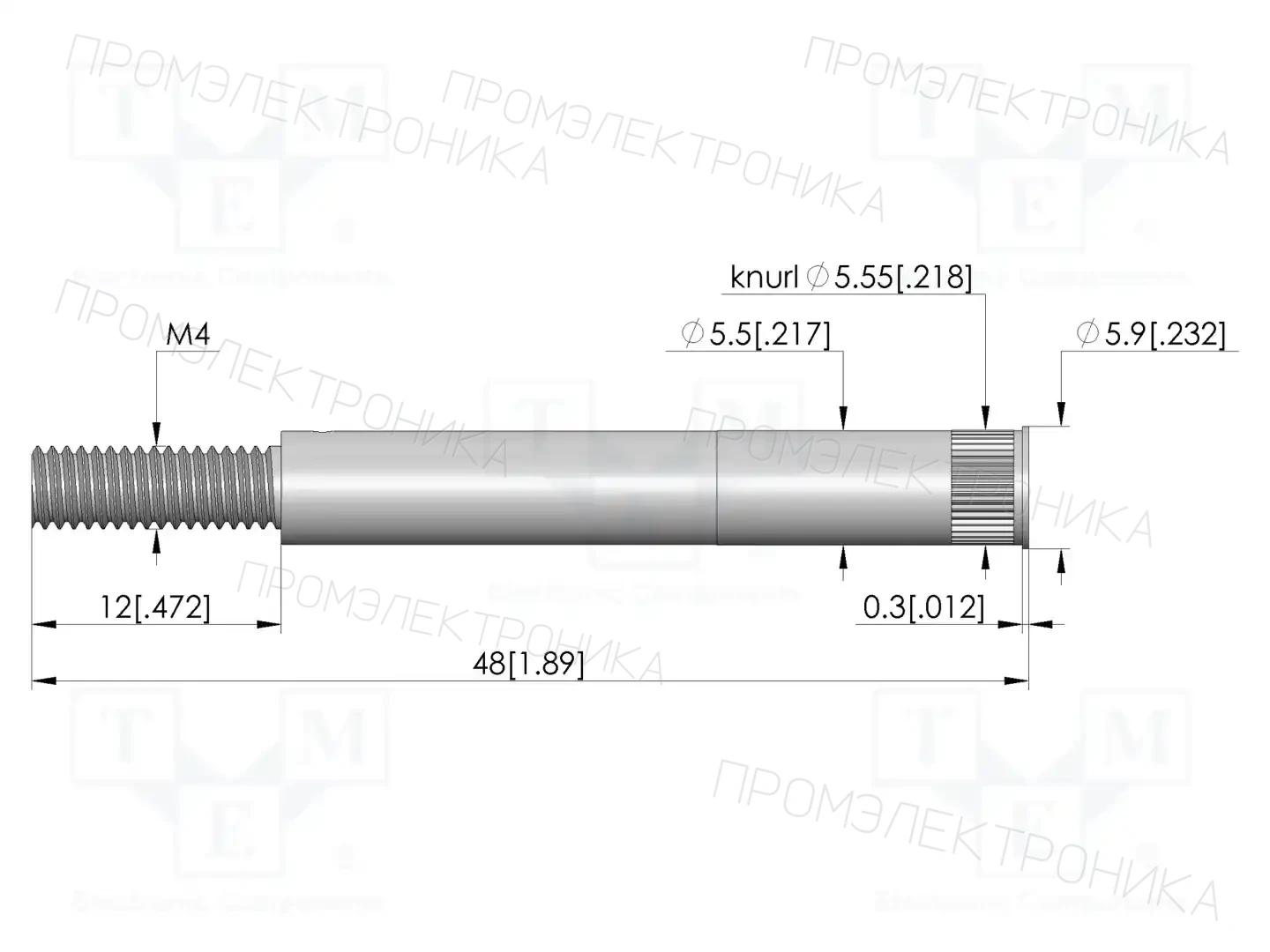 INGUN KS-621M4M5-R — Гнёзда для измерительных щупов