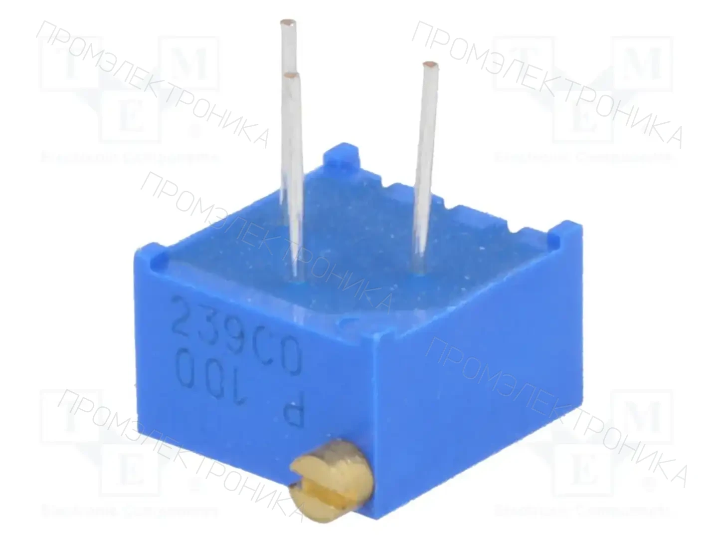 BOURNS 3299P-1-100LF — Потенциометры THT многооборотные 3/8 дм