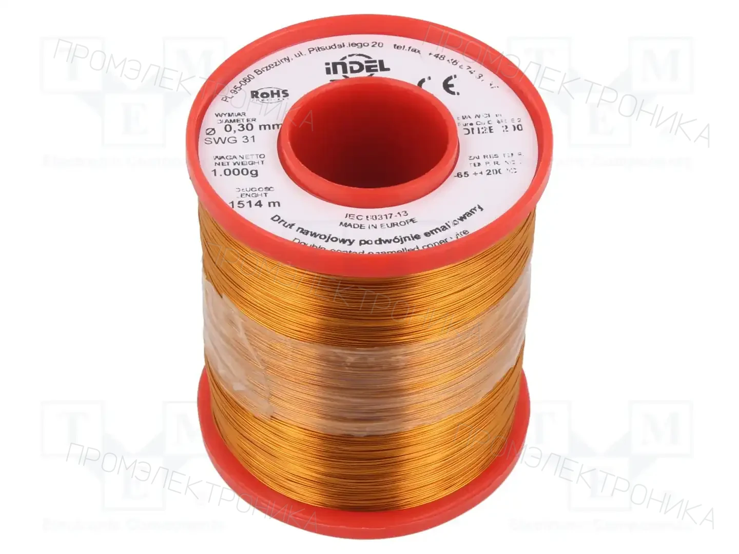 INDEL DN2E0,30-1KG — Проволока обмоточная