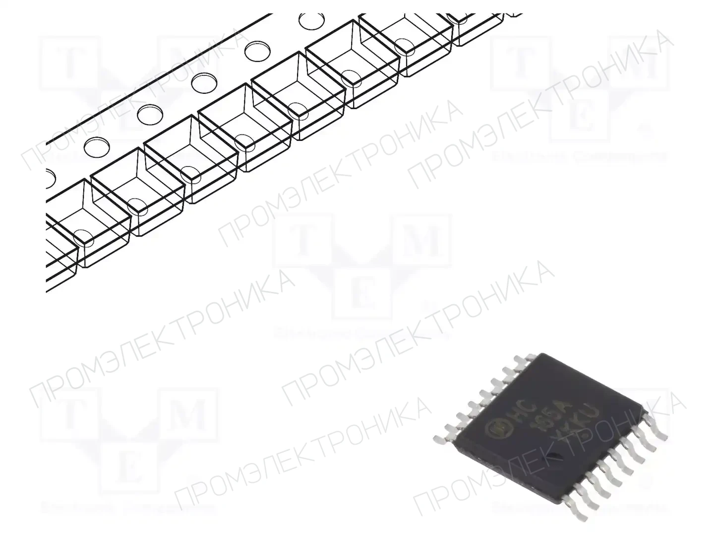 onsemi MC74HC165ADTR2G — Сдвигающие регистры