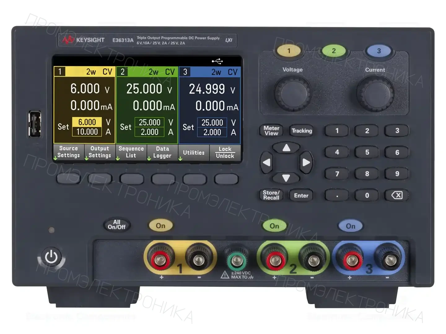 KEYSIGHT E36313A — Блоки питания многоканальные