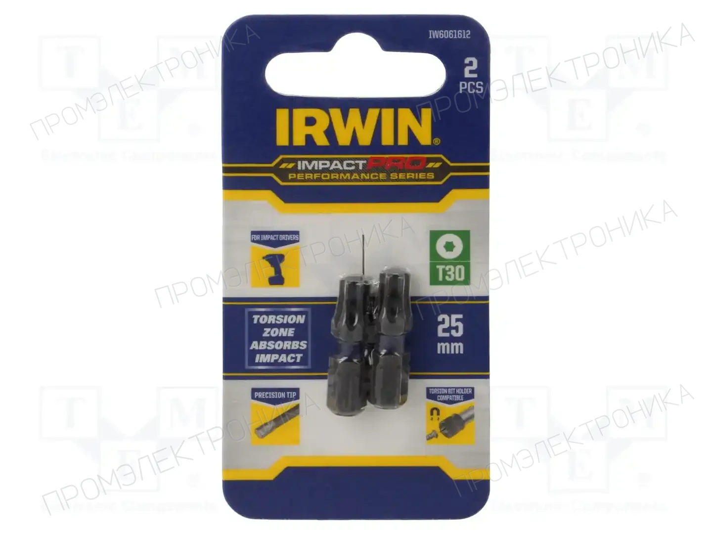 IRWIN IW6061612 — Наконечники для отверток
