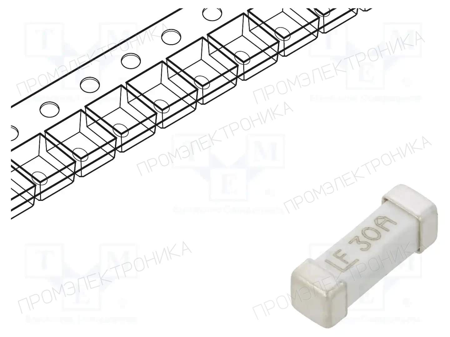 LITTELFUSE 0456030.ER — Предохранители SMD остальные