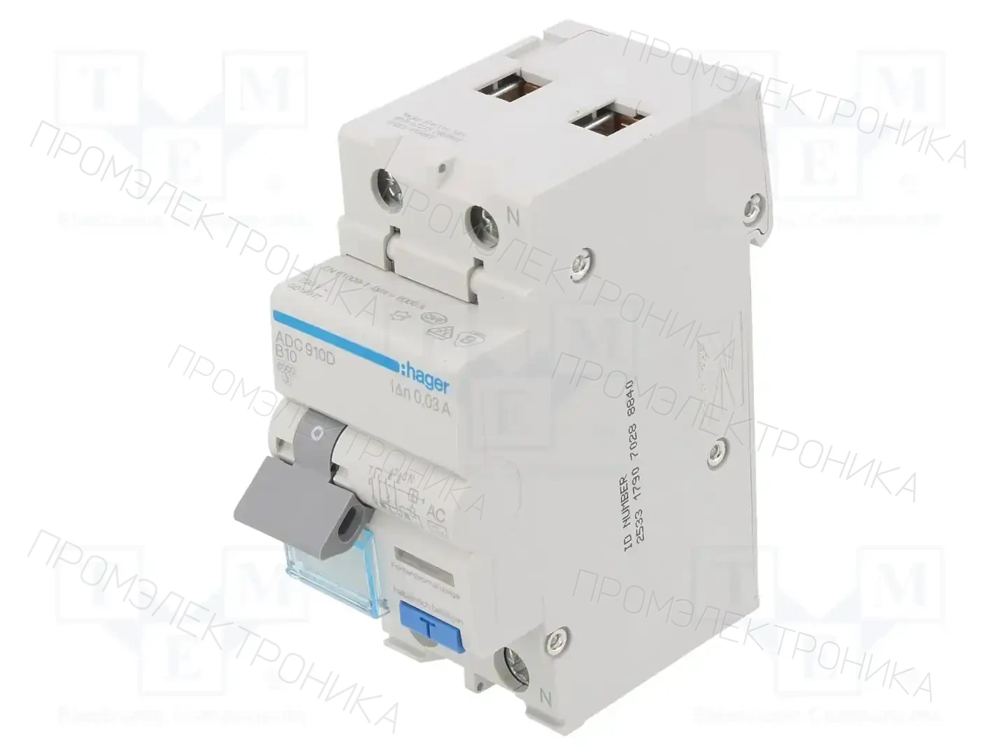 HAGER ADC910D — Дифференциальные выключатели