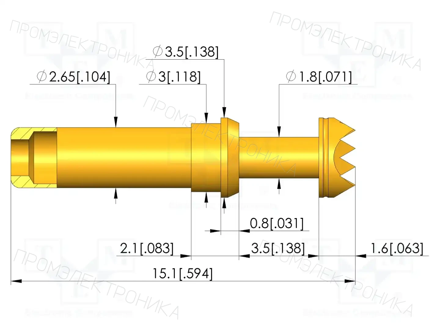 INGUN HSS-520 306 350 A 1502 0 — Измерительные щупы