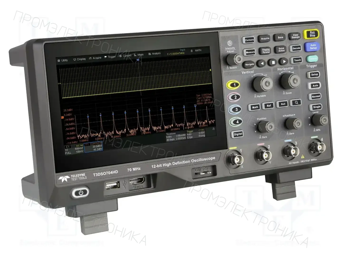 TELEDYNE LECROY T3DSO704HD — Осциллоскопы цифровые