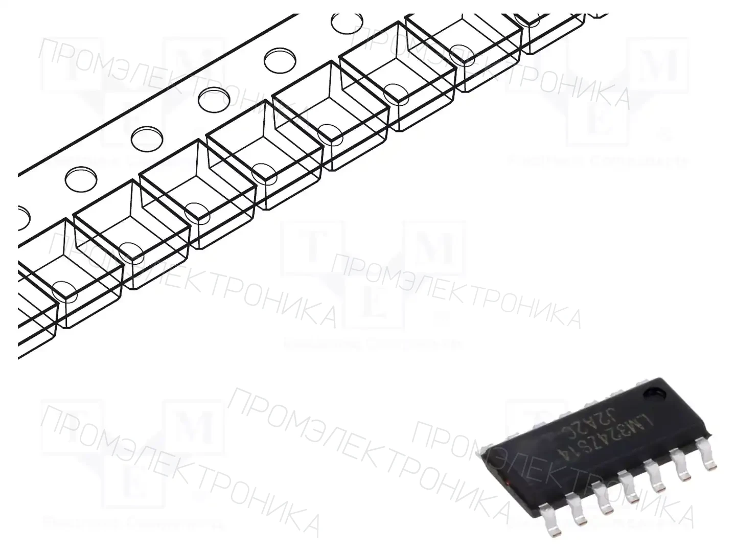 SG Micro Corp LM324ZS14G/TR — Операционные усилители SMD