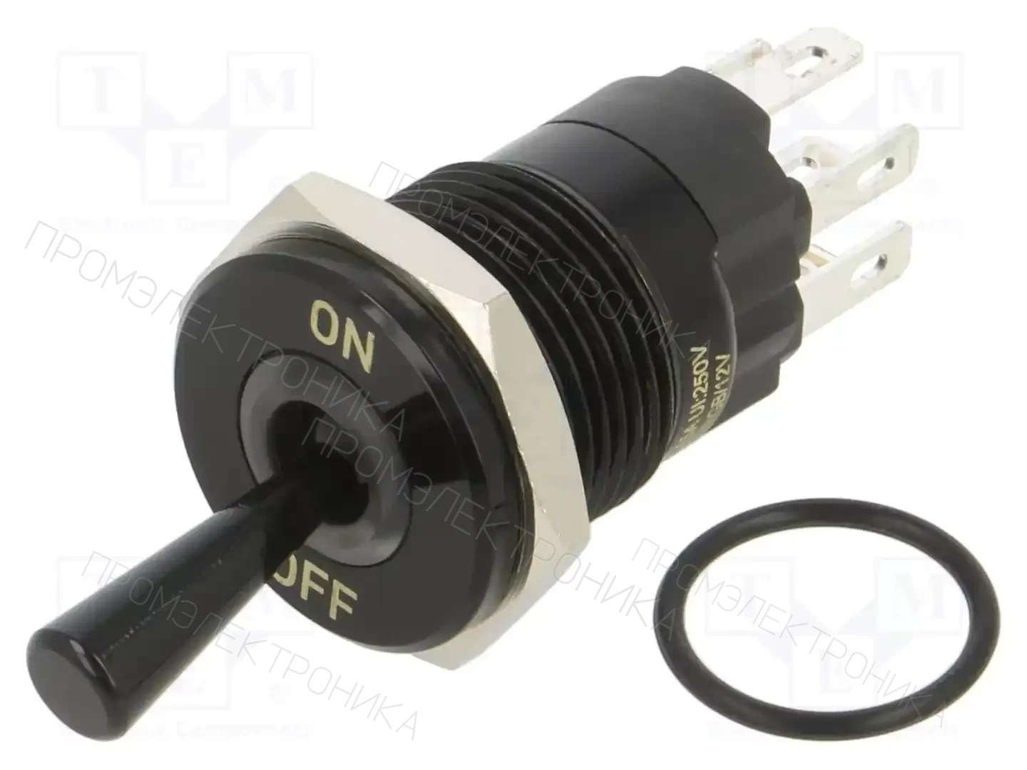 ONPOW ONPOW7116B1-11/2/41RGB/12V/A — Переключатели рычажные 7116B1-11/2/41RGB/12V/A
