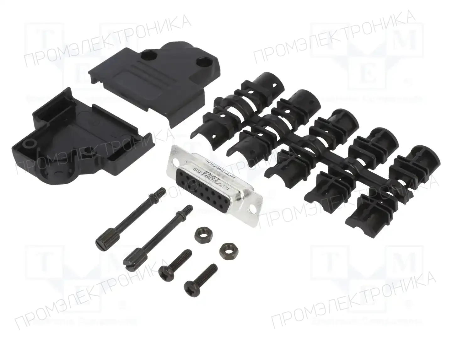 AMPHENOL COMMUNICATIONS SOLUTIONS L17D45PK-P-15+L77SDA15S — Комплектные штекеры D-Sub