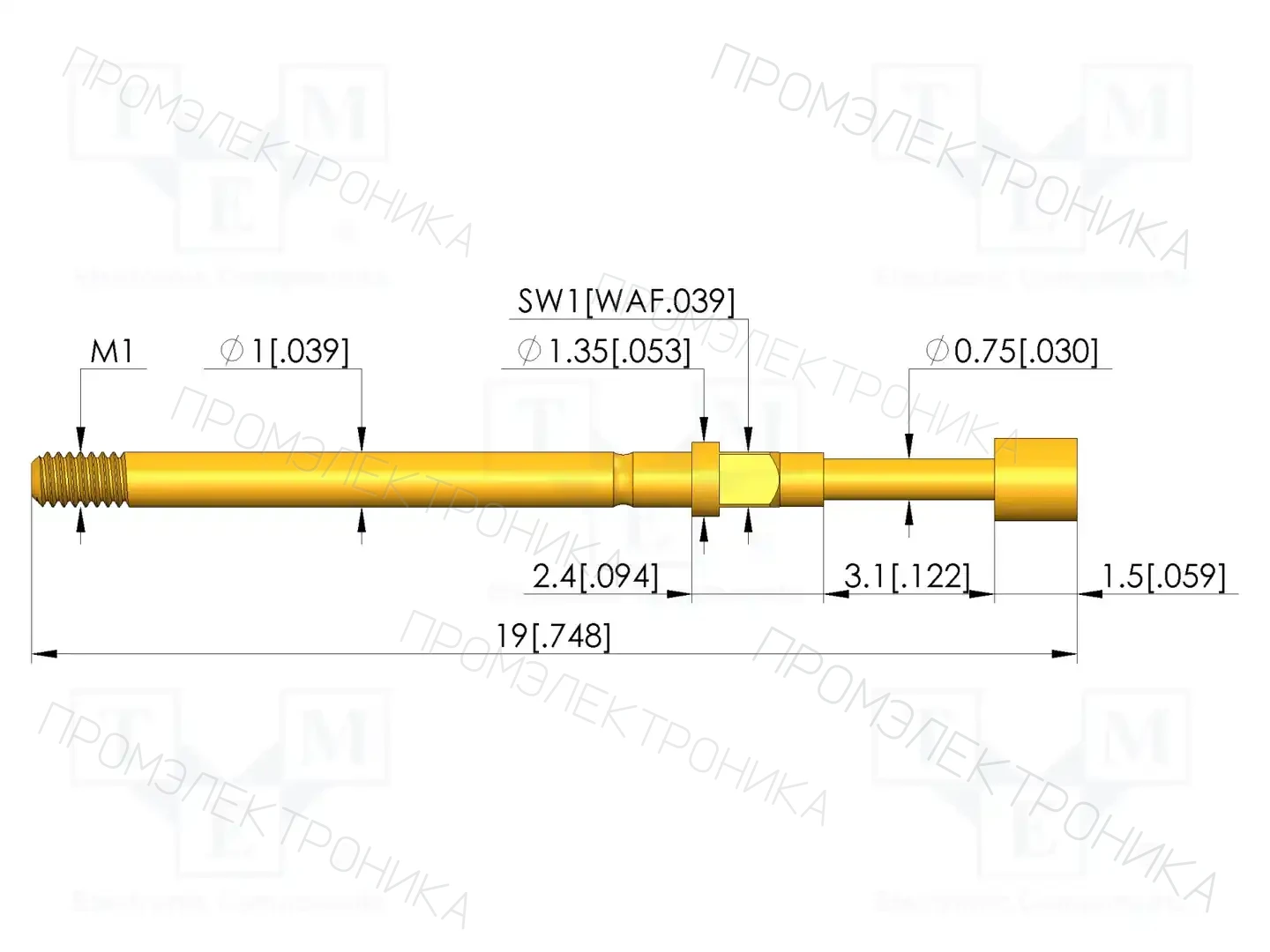 INGUN GKS-001 302 150 A 1502 M — Измерительные щупы