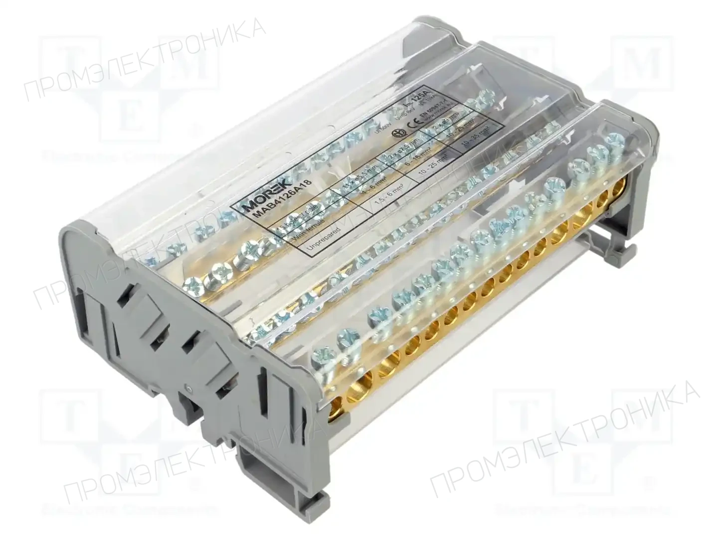 MOREK MAB4126A18 — Соединителей на рейку