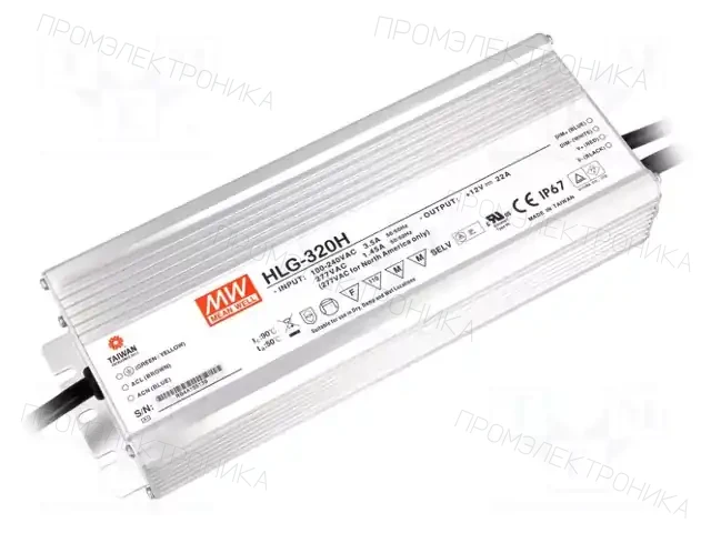 MEAN WELL HLG-320H-48B — Блоки питания для LED