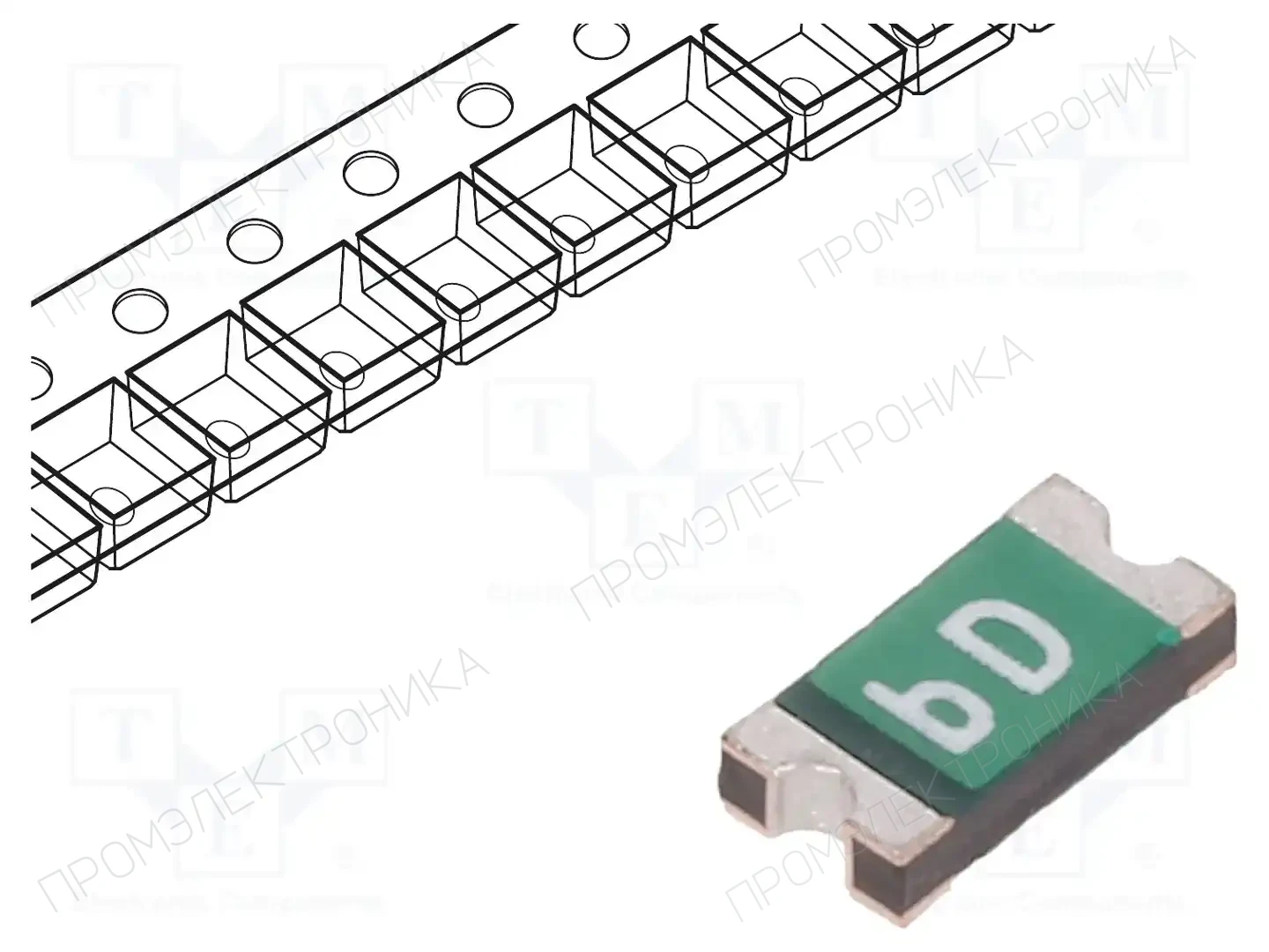 BEL FUSE 0ZCJ0010FF2E — Предохранители полимерные SMD
