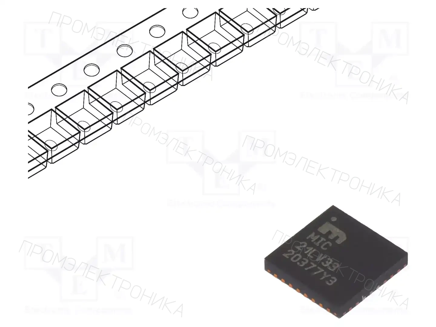 Microchip Technology MIC21LV33YML-TR — Регуляторы напряжения - микросхемы DC/DC