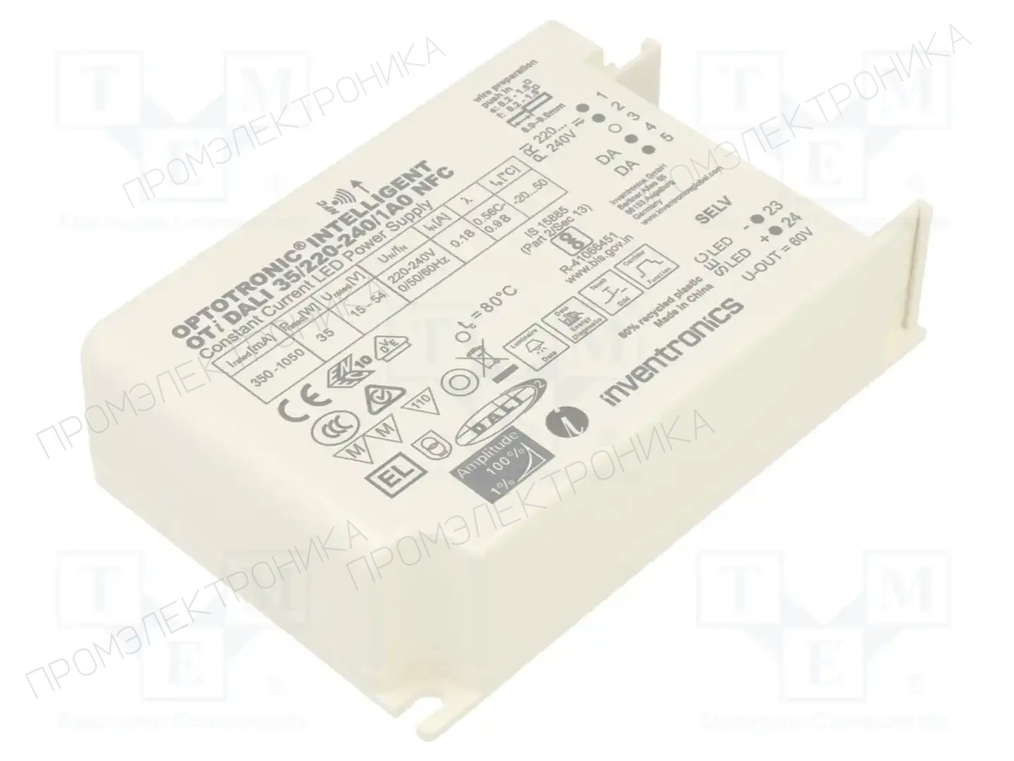 INVENTRONICS OTI DALI 35/220-240/1A0 NFC — Блоки питания для LED