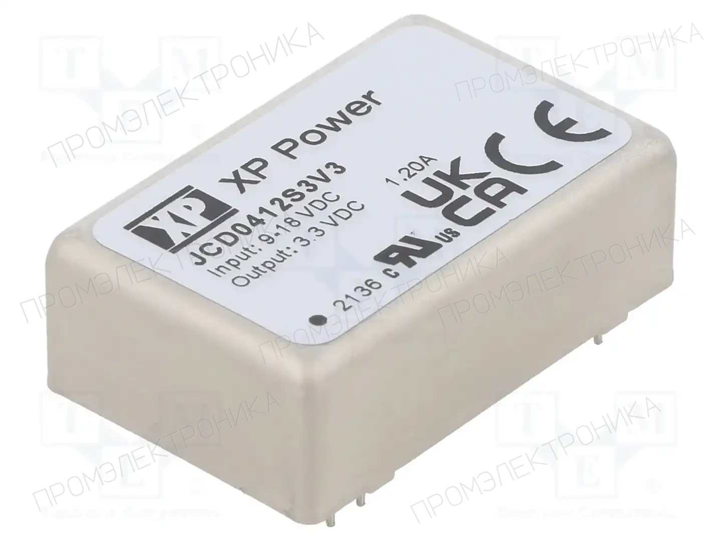 XP POWER JCD0412S3V3 — Преобразователи DC/DC