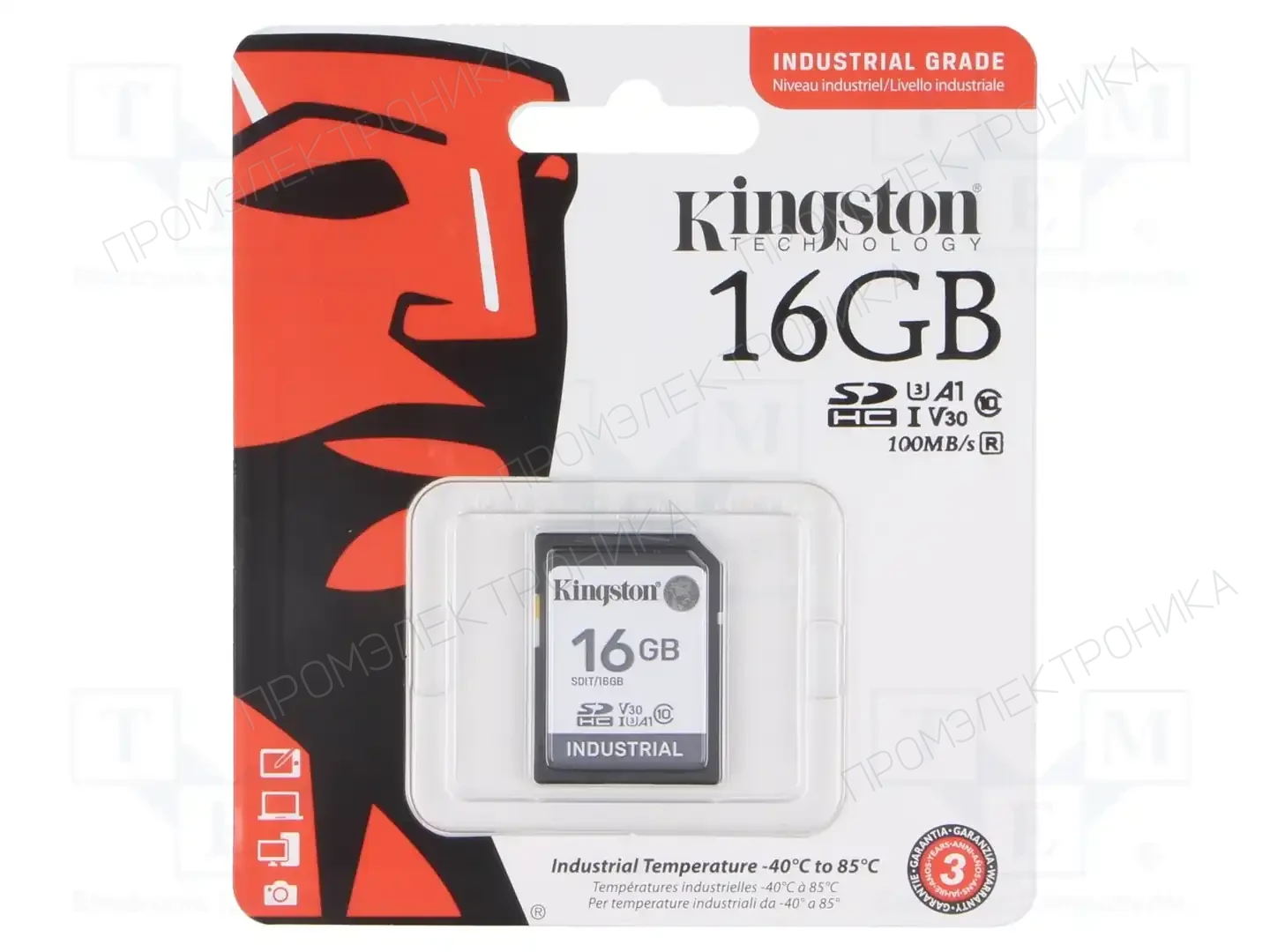 KINGSTON TECHNOLOGY SDIT/16GB — Карты памяти