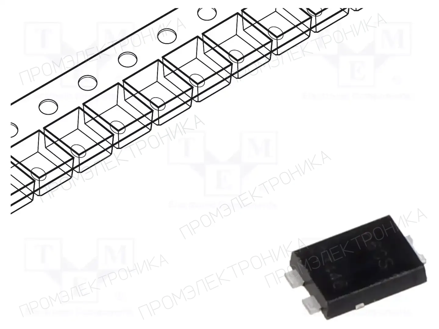 SMC DIODE SOLUTIONS MBR560STR — Диоды Шотки SMD