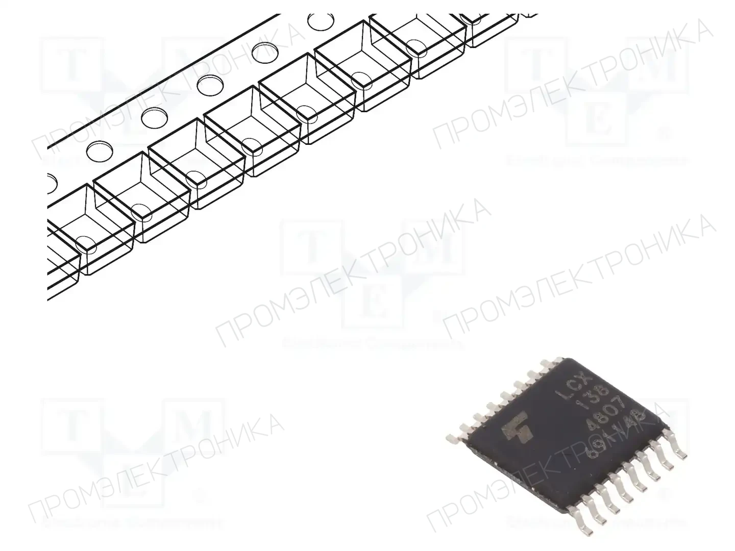 TOSHIBA 74LCX138FT(AJ) — Декодеры, мультиплексоры, переключатели