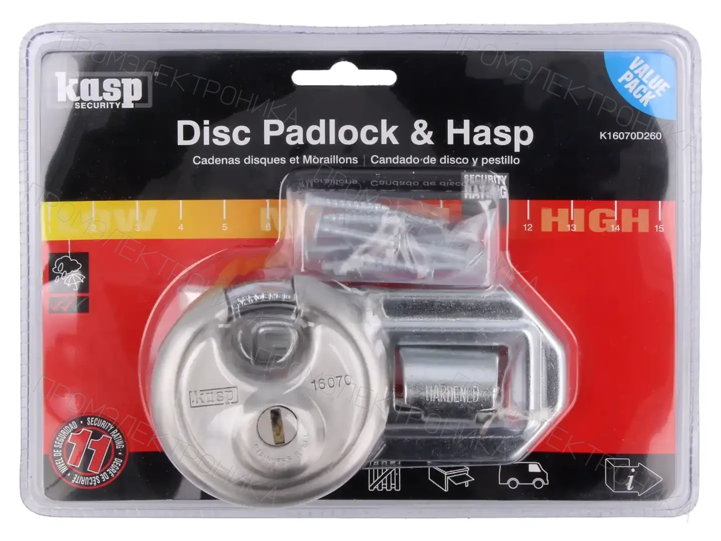 KASP K16070D260 — Навесные замки