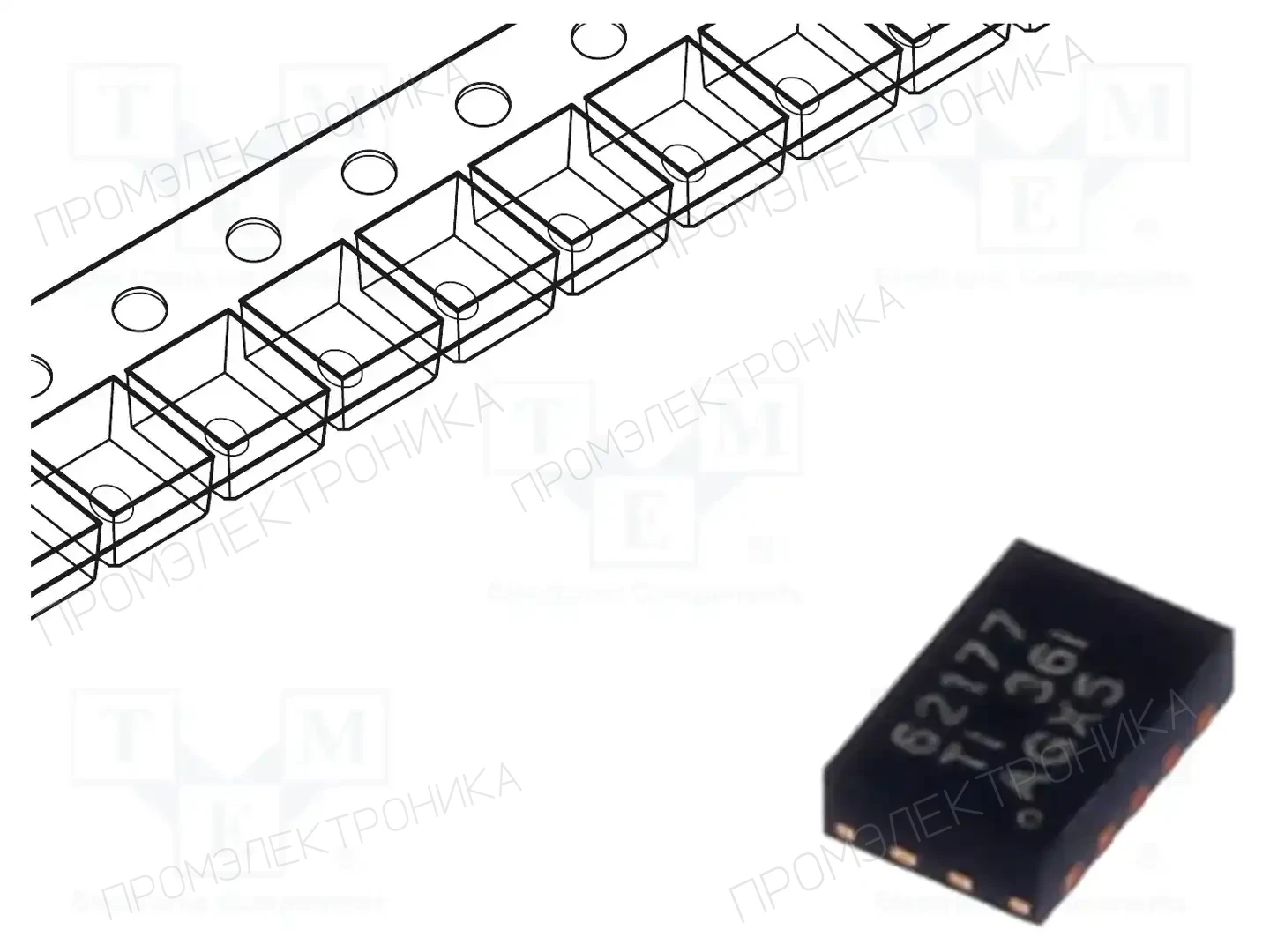 Texas Instruments TPS62177DQCT — Регуляторы напряжения - микросхемы DC/DC