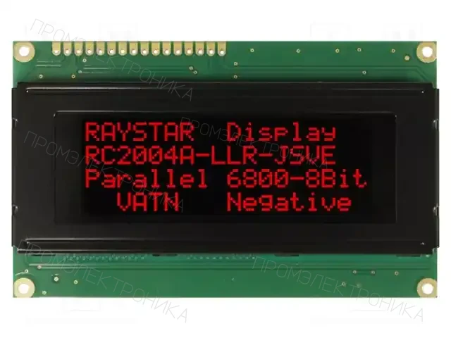 RAYSTAR OPTRONICS RC2004A-LLR-JSVE — Дисплеи LCD буквенно-цифровые