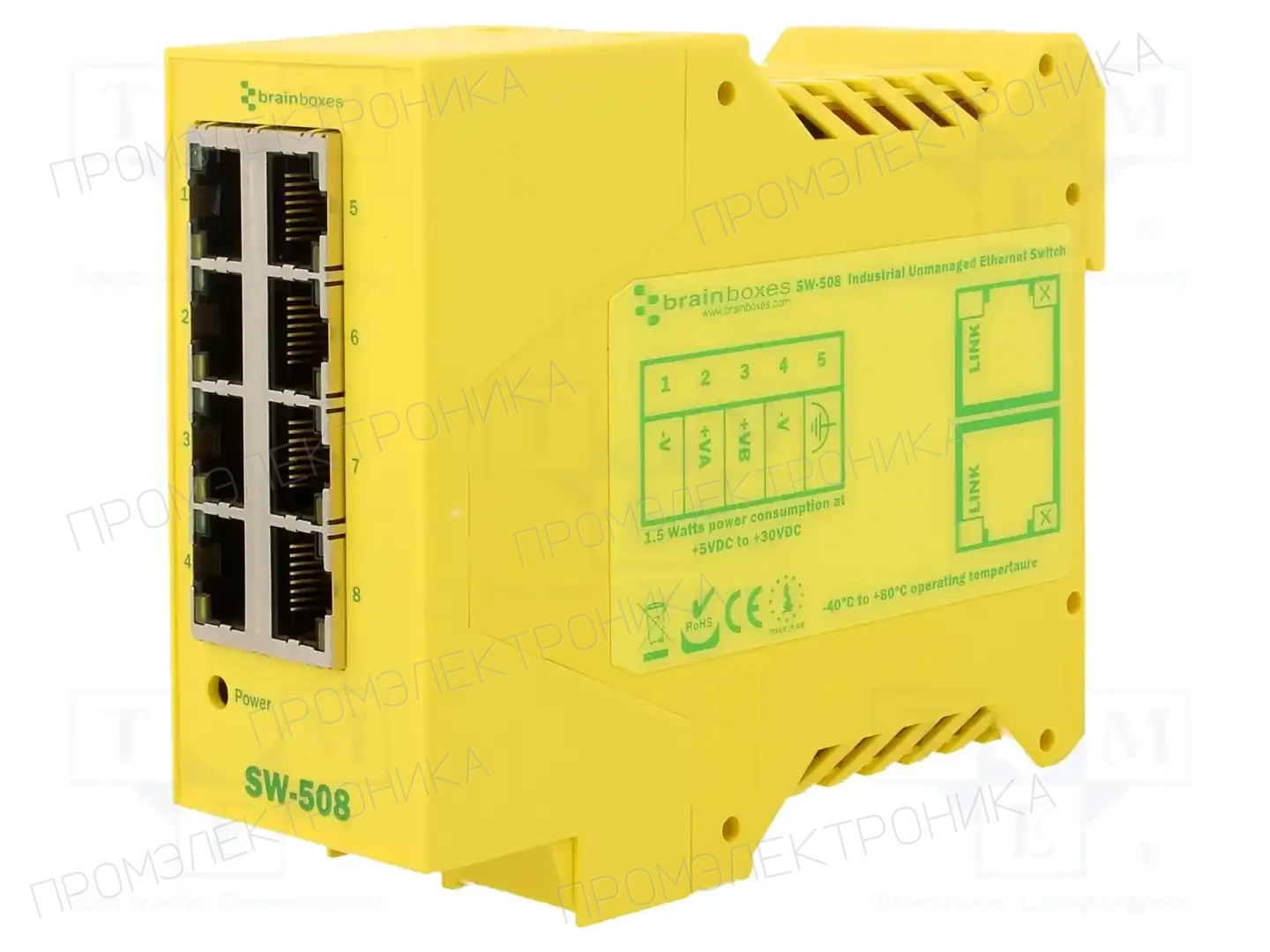 BRAINBOXES SW-508 — Промышленные сети