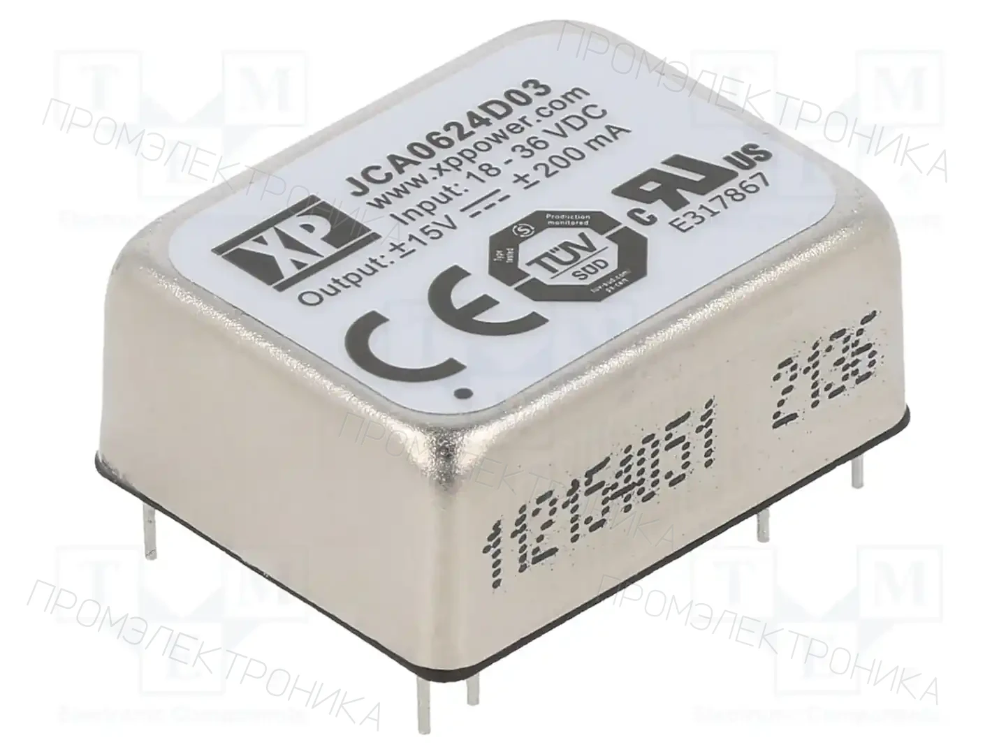 XP POWER JCA0624D03 — Преобразователи DC/DC