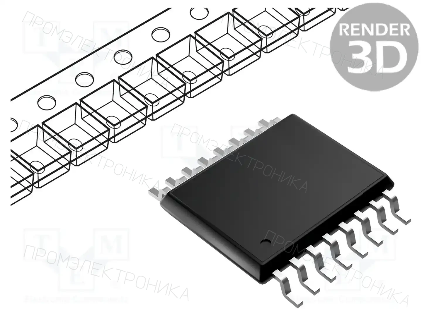STMicroelectronics STP08CP05TTR — Светодиодные драйверы