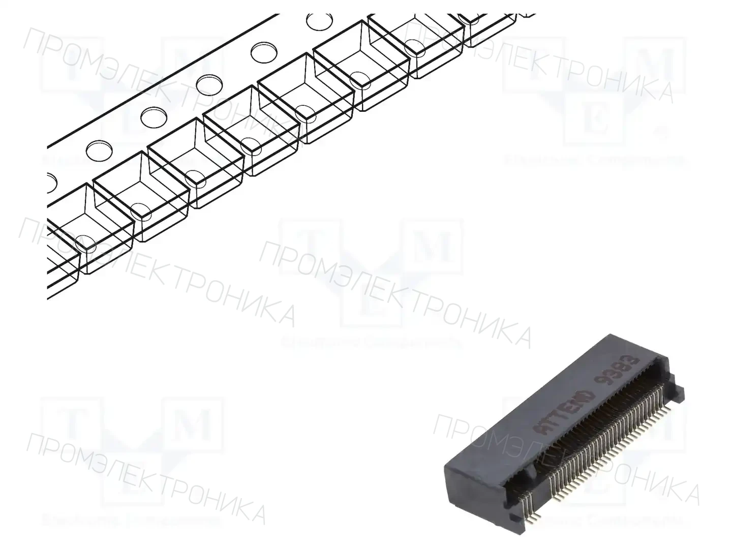 ATTEND 123A-40A00 — Разъeмы для карт