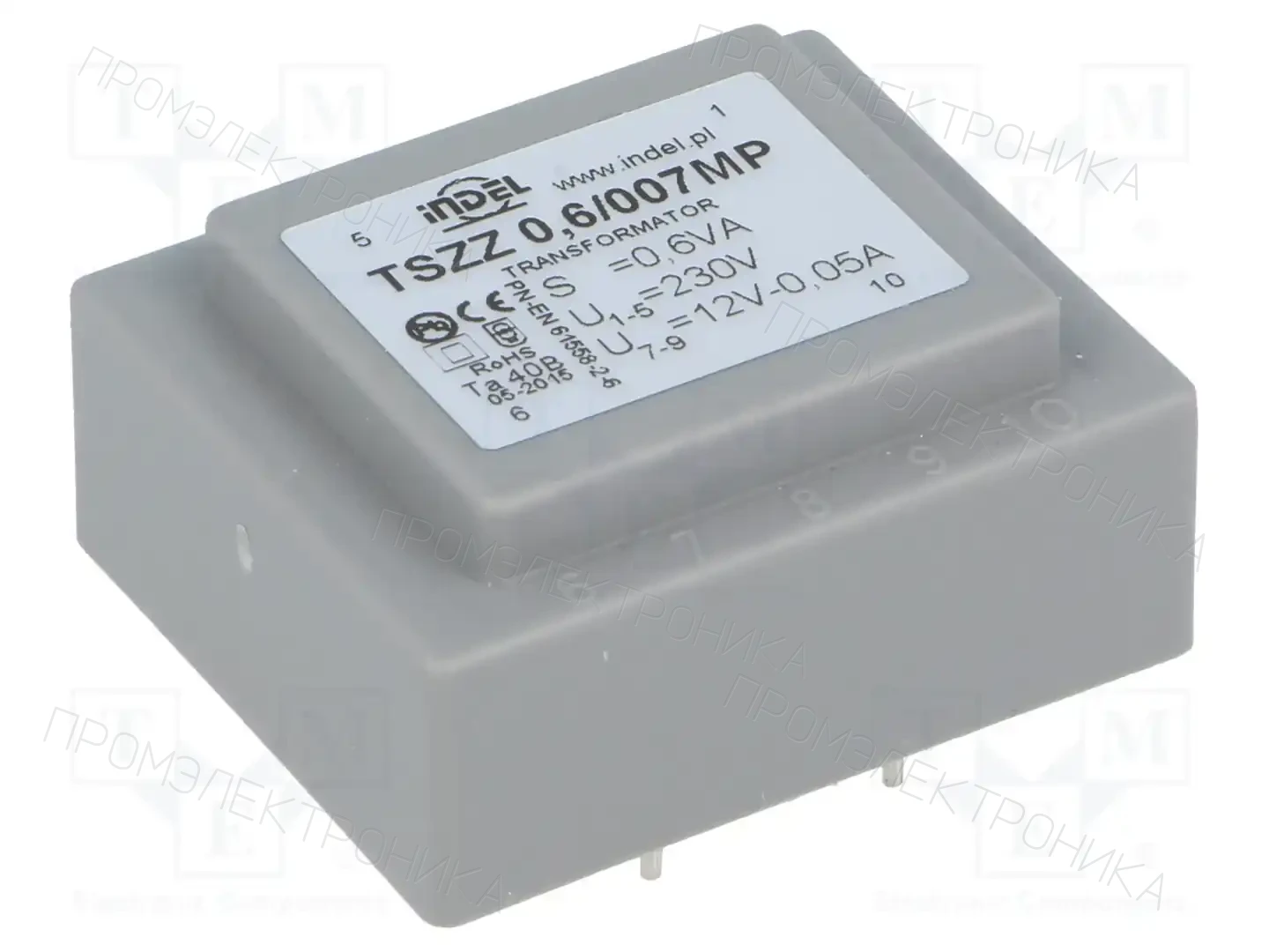 INDEL TSZZ0.6/007MP — Трансформаторы PCB