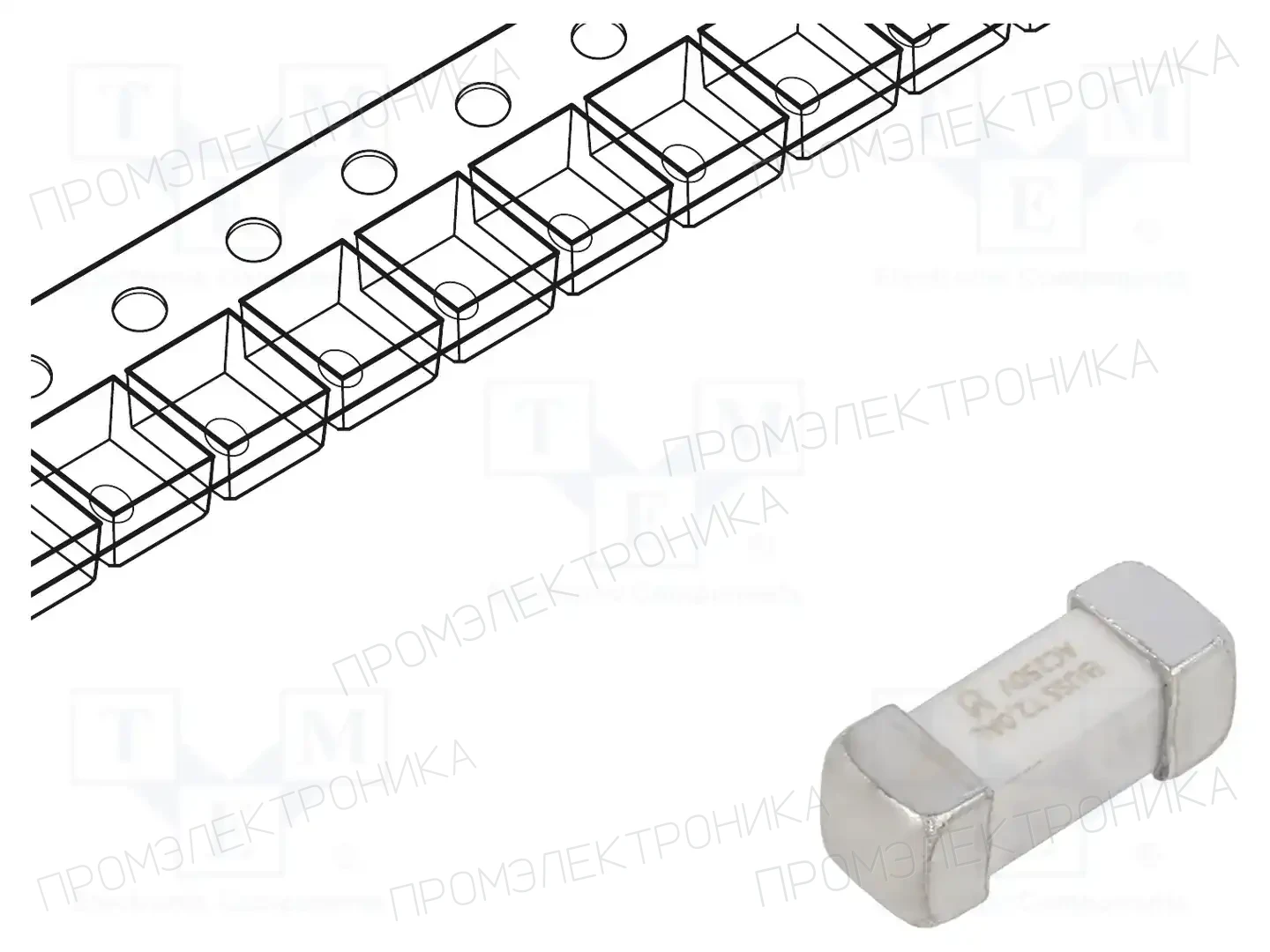 EATON/BUSSMANN TR-1245UMFT2-R — Предохранители SMD UMT медленные