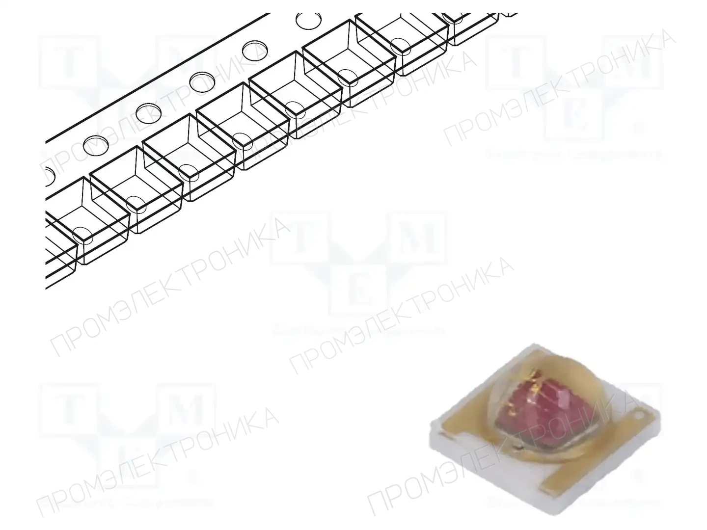 REFOND RF-C35H1-IRD-FR(45MIL) — Диоды LED - "plants growth"