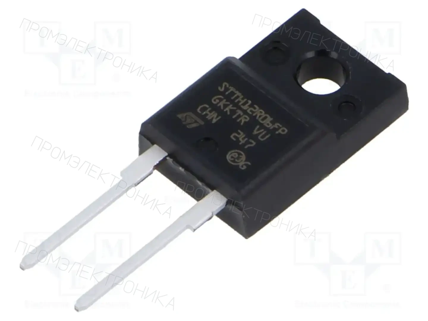 STMicroelectronics STTH12R06FP — Универсальные диоды THT