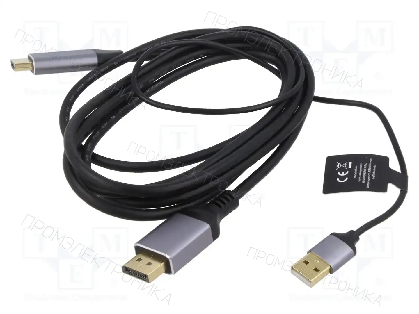 GEMBIRD A-HDMIM-DPM-01 — Кабели и адаптеры HDMI, DVI, DisplayPort
