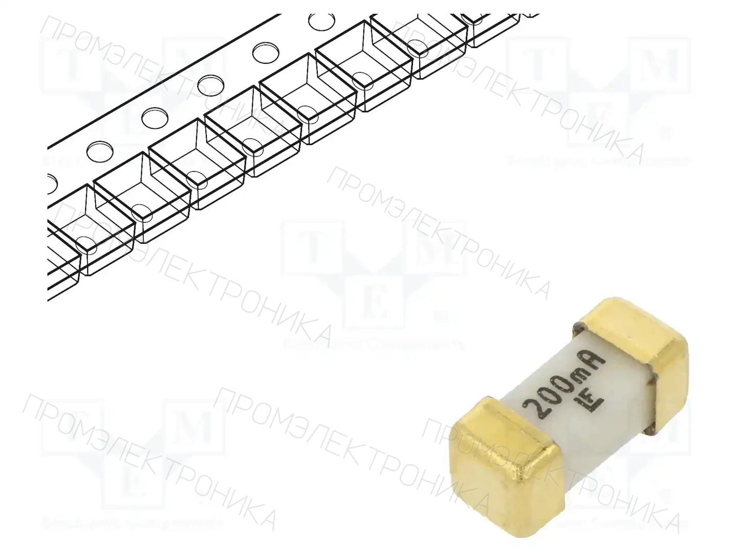 LITTELFUSE 0448.200MR — Предохранители SMD 2410 сверхбыстрые