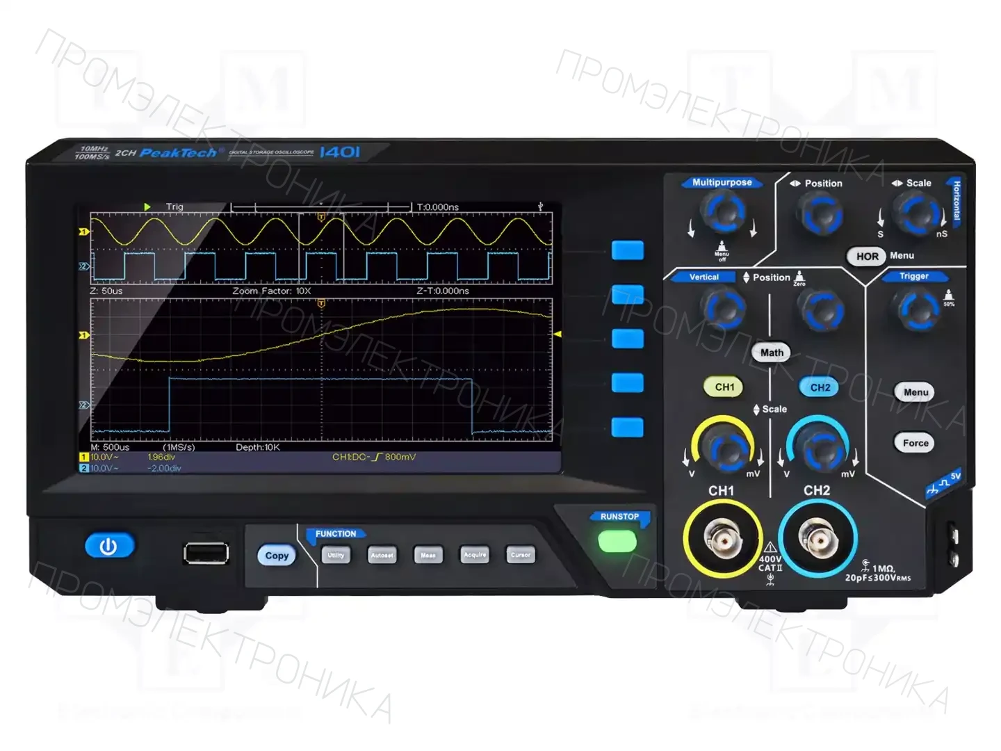 PEAKTECH P 1401 — Осциллоскопы цифровые