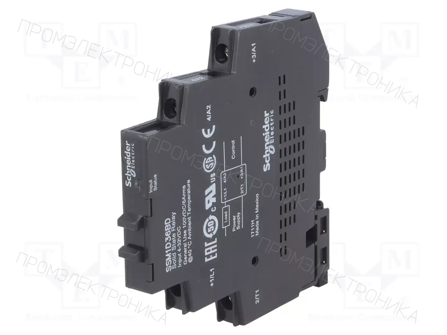 SCHNEIDER ELECTRIC SSM1D36BD — Реле SSR постоянного тока