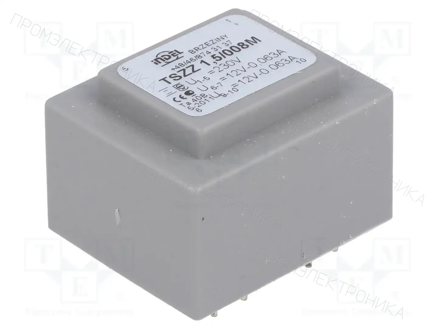 INDEL TSZZ1.5/008MP — Трансформаторы PCB