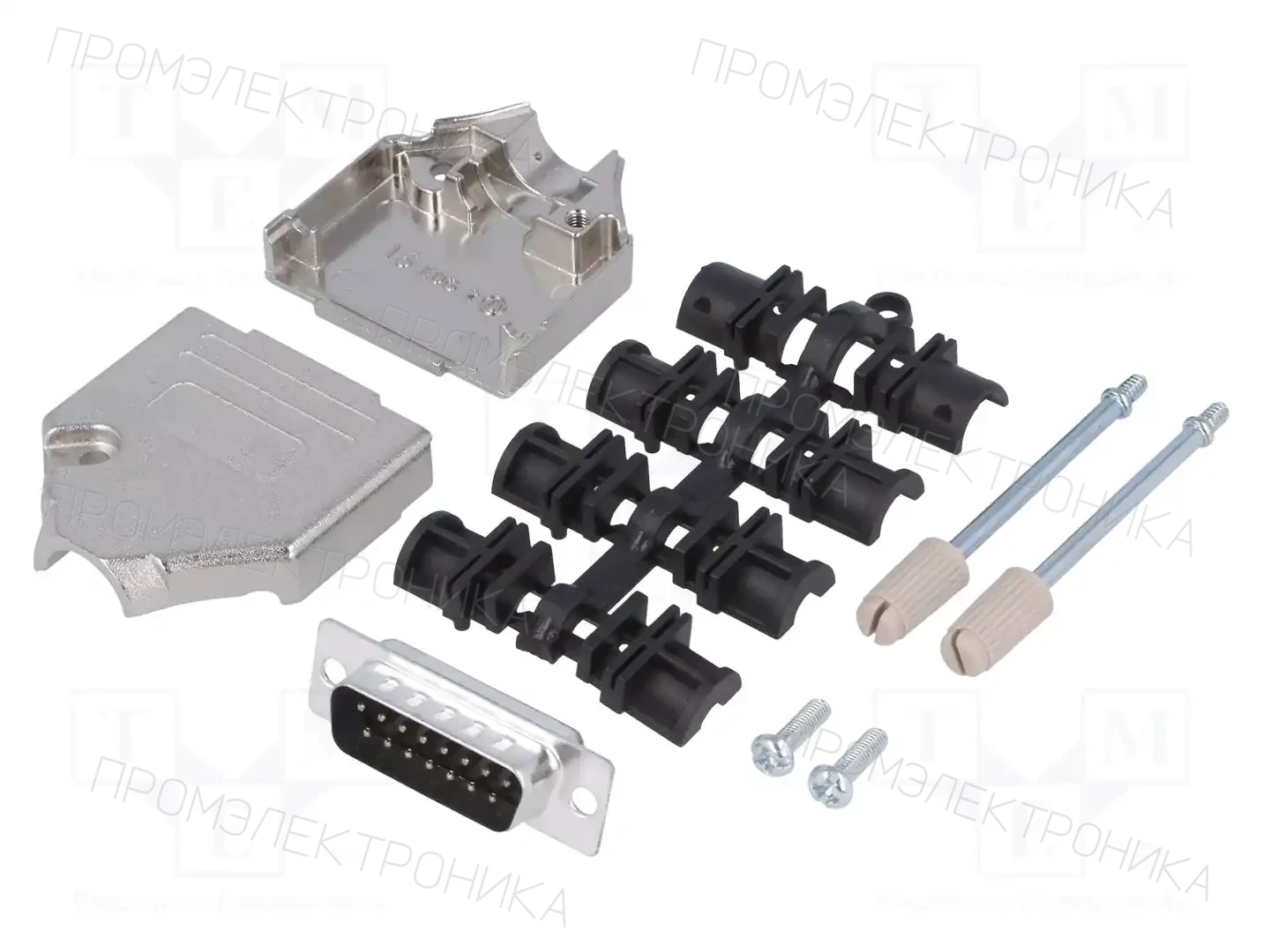 MH CONNECTORS MHDTZK15-DB15P-K — Комплектные штекеры D-Sub