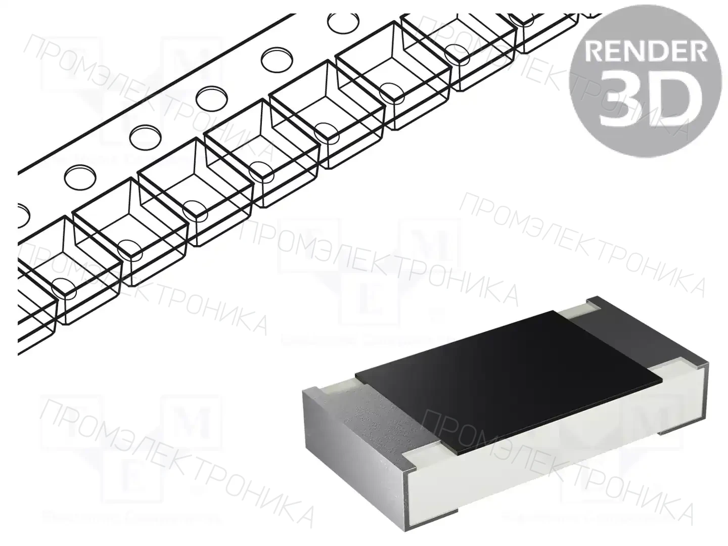 VISHAY CRCW1210287RFKEA — Резисторы SMD